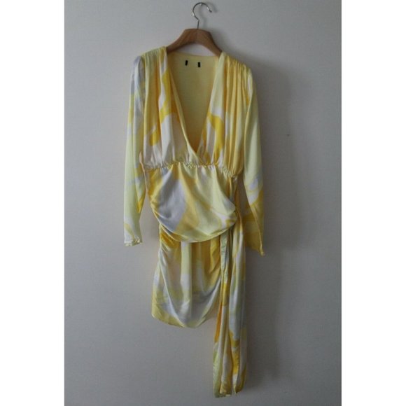 Stine Goya Madison Ruched Mini Dress Altitude Size Large Net-a-Porter - Picture 4 of 10